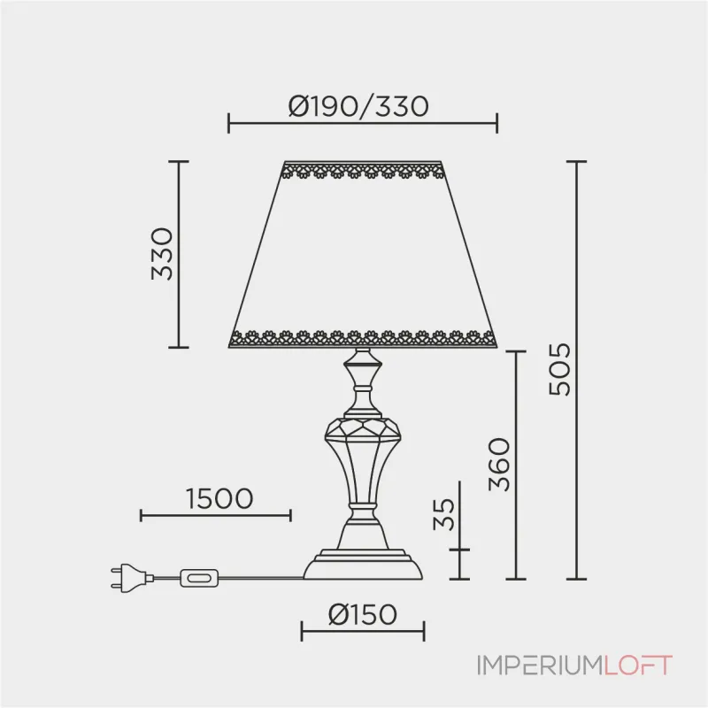 Настольный светильник LED4U L9916 GD от ImperiumLoft Настольный светильник LED4U L9916 GD от ImperiumLoft
