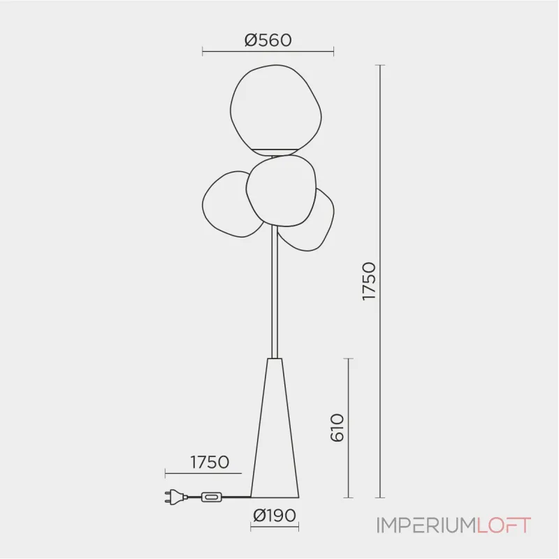 Напольный светильник MODESTYLE MS.500.04FL от ImperiumLoft Напольный светильник MODESTYLE MS.500.04FL от ImperiumLoft