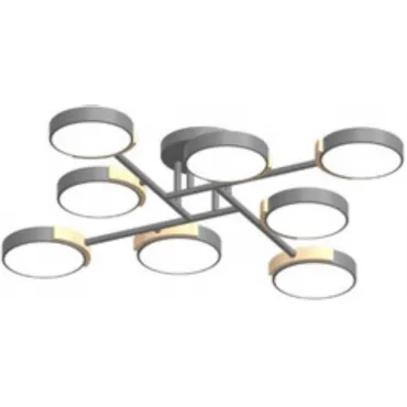 Потолочный cветильник LED4U L3212-840 GR Потолочный cветильник LED4U L3212-840 GR