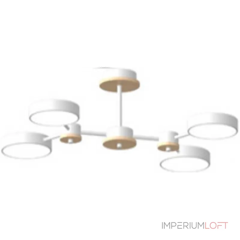 Потолочный cветильник LED4U L3215-630 WH от ImperiumLoft