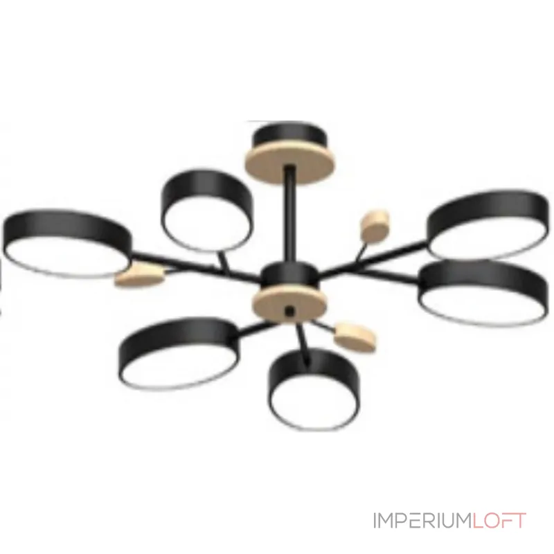 Потолочный cветильник LED4U L3220-830 BK от ImperiumLoft Потолочный cветильник LED4U L3220-830 BK от ImperiumLoft