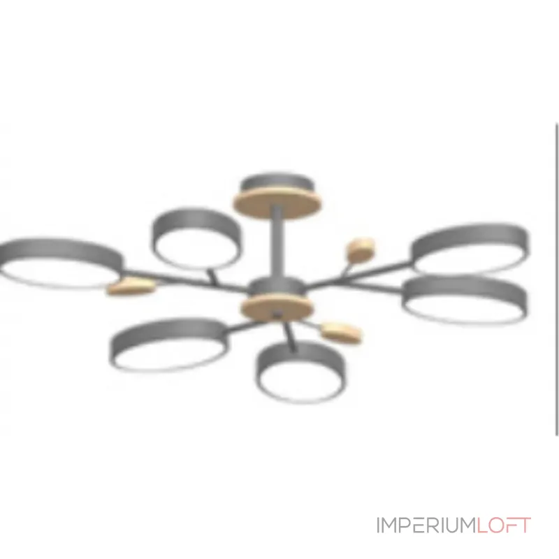 Потолочный cветильник LED4U L3220-830 GR от ImperiumLoft Потолочный cветильник LED4U L3220-830 GR от ImperiumLoft