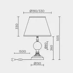 Настольный светильник LED4U L9923 GD от ImperiumLoft