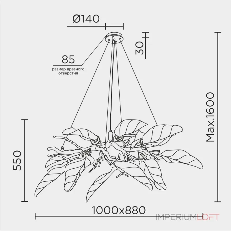 Подвесная люстра MODELUX premium ML.6800.12P от ImperiumLoft Подвесная люстра MODELUX premium ML.6800.12P от ImperiumLoft