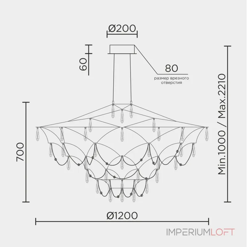 Подвесная люстра MODELUX premium ML.5602.1200P BS от ImperiumLoft Подвесная люстра MODELUX premium ML.5602.1200P BS от ImperiumLoft