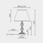 Настольный светильник LED4U L9928 GD от ImperiumLoft