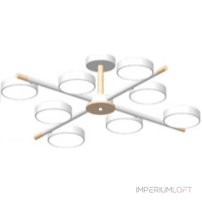 Потолочный cветильник LED4U L3209-860 WH от ImperiumLoft Потолочный cветильник LED4U L3209-860 WH от ImperiumLoft