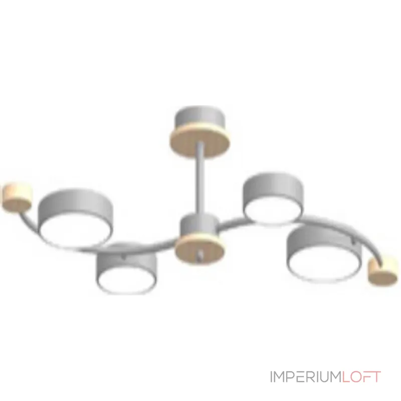 Потолочный cветильник LED4U L3206-800 GR от ImperiumLoft Потолочный cветильник LED4U L3206-800 GR от ImperiumLoft