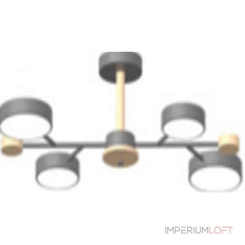 Потолочный cветильник LED4U L3213-670 GR от ImperiumLoft Потолочный cветильник LED4U L3213-670 GR от ImperiumLoft