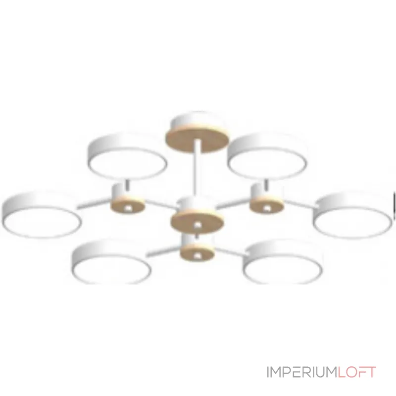 Потолочный cветильник LED4U L3216-730 WH от ImperiumLoft