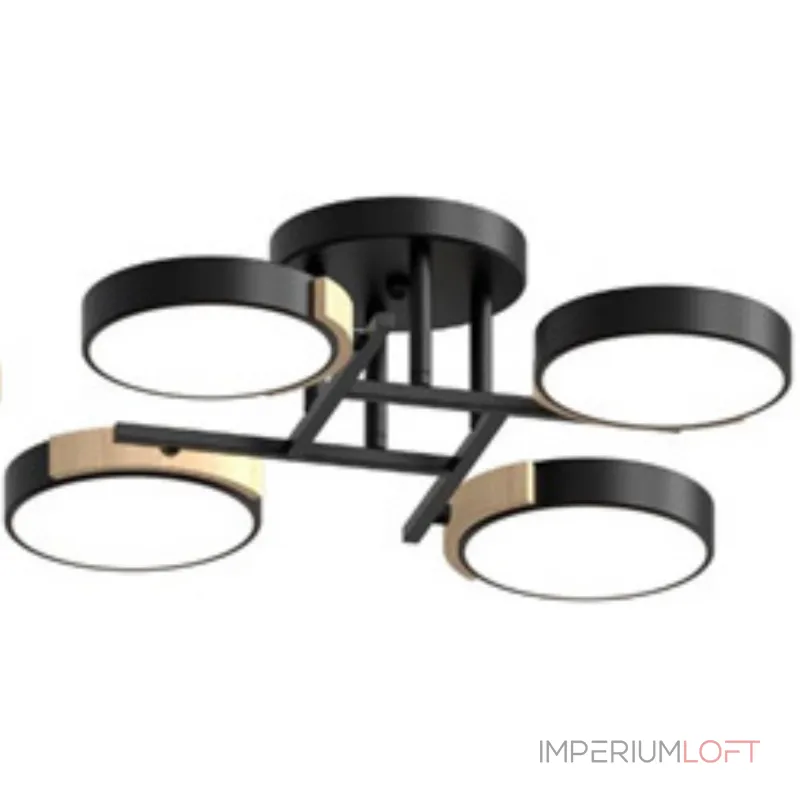 Потолочный cветильник LED4U L3210-440 BK от ImperiumLoft Потолочный cветильник LED4U L3210-440 BK от ImperiumLoft