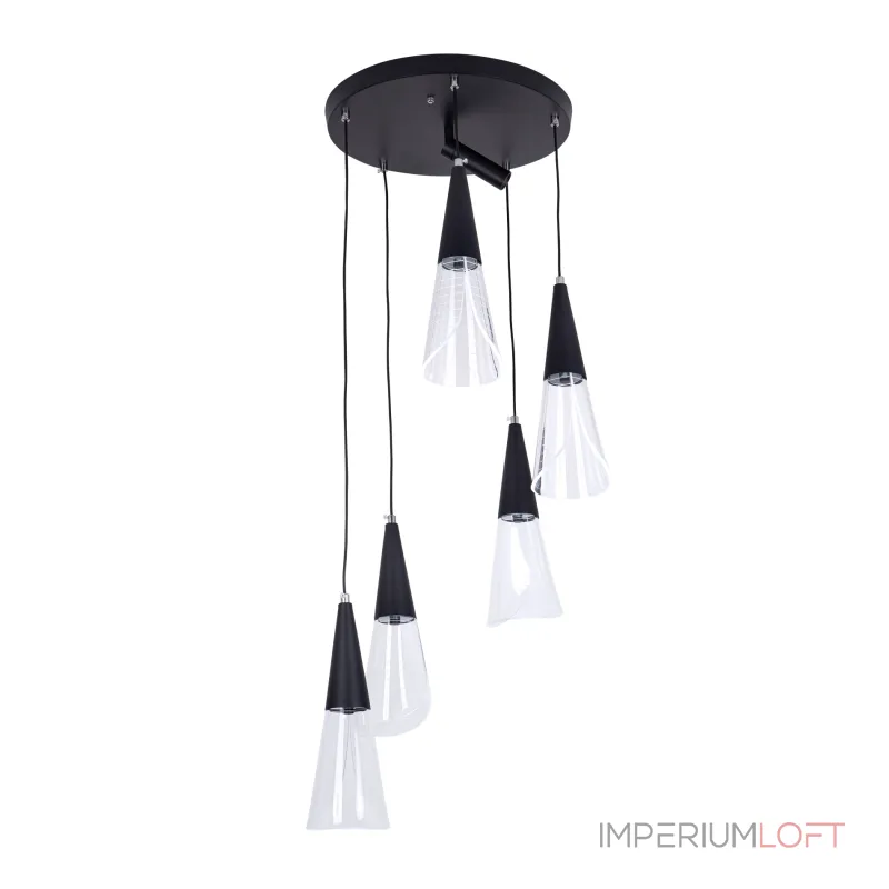 Подвесной светильник LED4U L7106-6 BK от ImperiumLoft Подвесной светильник LED4U L7106-6 BK от ImperiumLoft