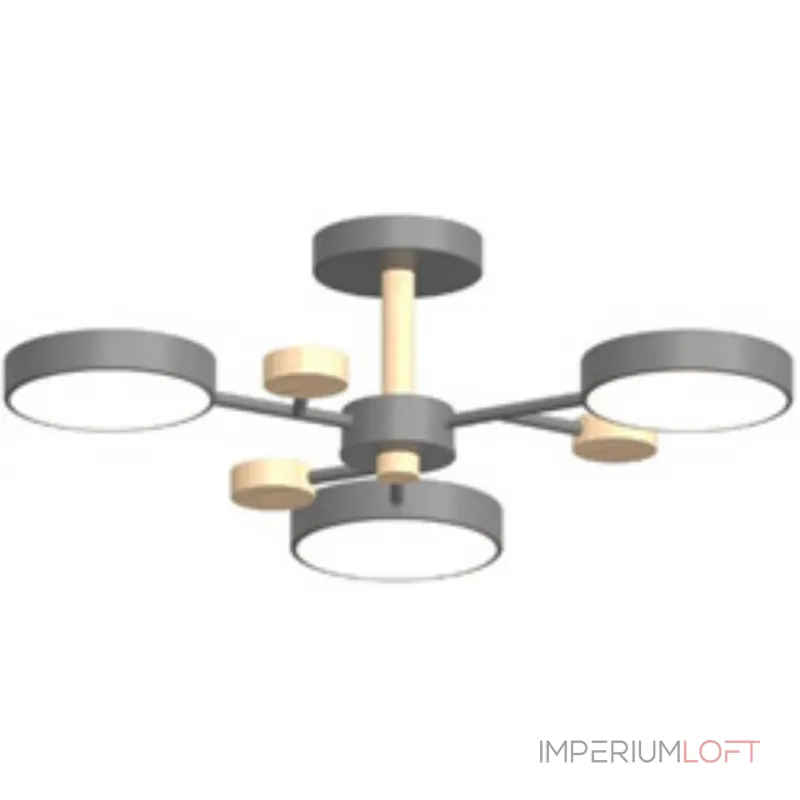 Потолочный cветильник LED4U L3203-620 GR от ImperiumLoft