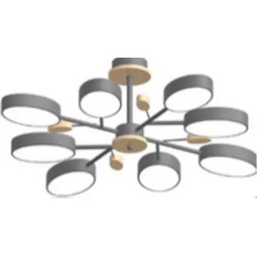 Потолочный cветильник LED4U L3221-850 GR Потолочный cветильник LED4U L3221-850 GR