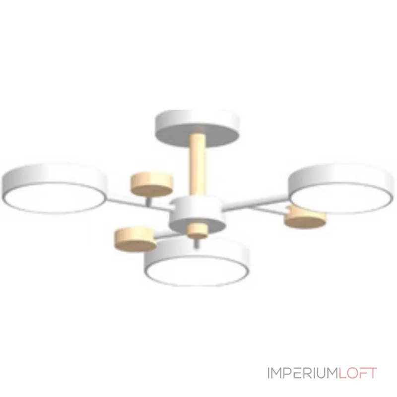 Потолочный cветильник LED4U L3203-620 WH от ImperiumLoft Потолочный cветильник LED4U L3203-620 WH от ImperiumLoft