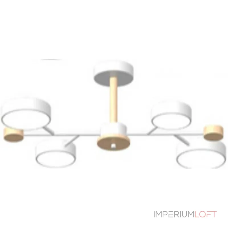 Потолочный cветильник LED4U L3213-670 WH от ImperiumLoft
