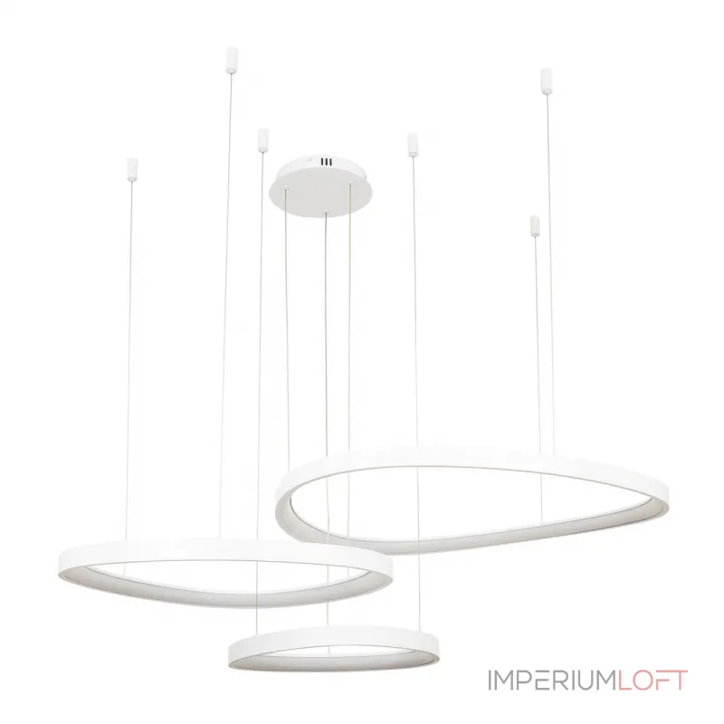 Подвесная люстра LED4U L8805-800-650-450 WH Подвесная люстра LED4U L8805-800-650-450 WH