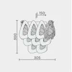 Настенный светильник MODELUX ML.6775.305 GD от ImperiumLoft