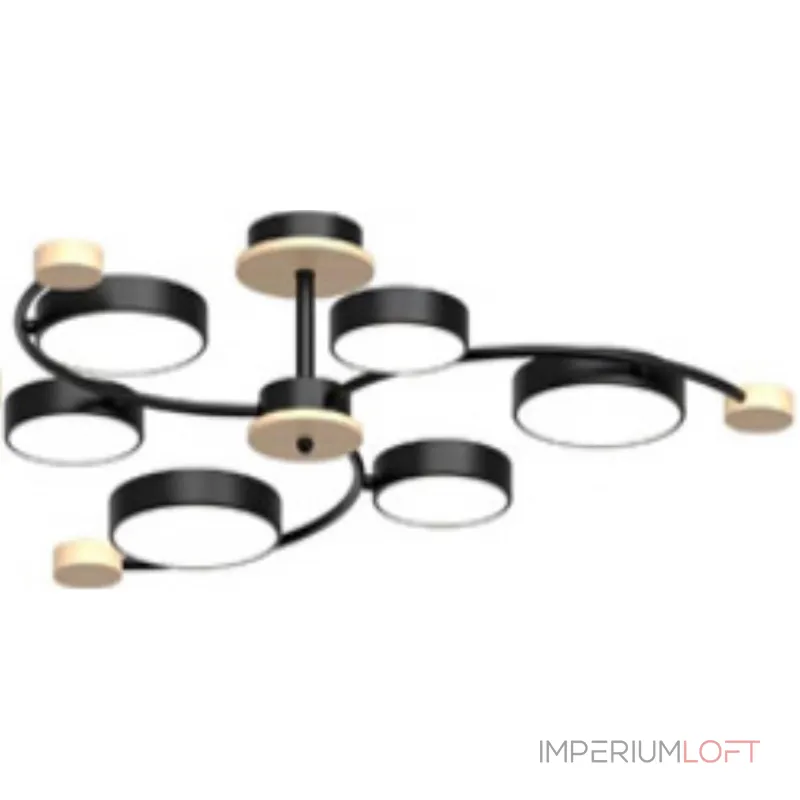 Потолочный cветильник LED4U L3207-840 BK от ImperiumLoft Потолочный cветильник LED4U L3207-840 BK от ImperiumLoft