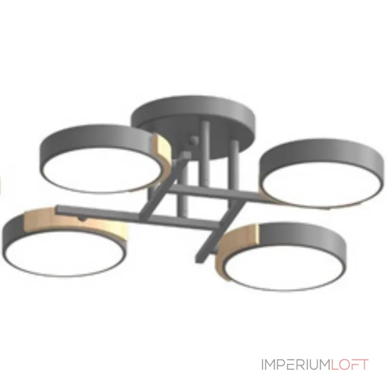 Потолочный cветильник LED4U L3210-440 GR от ImperiumLoft Потолочный cветильник LED4U L3210-440 GR от ImperiumLoft