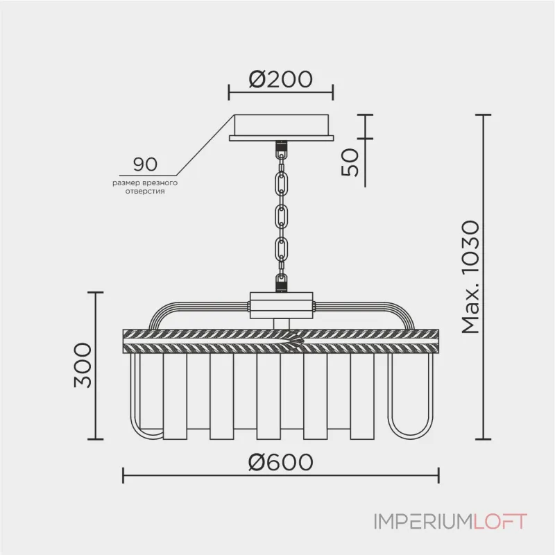 Подвесная люстра MODELUX ML.9542.600 GD от ImperiumLoft Подвесная люстра MODELUX ML.9542.600 GD от ImperiumLoft