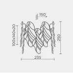 Настенный светильник MODESTYLE MS.2290.02 CR от ImperiumLoft