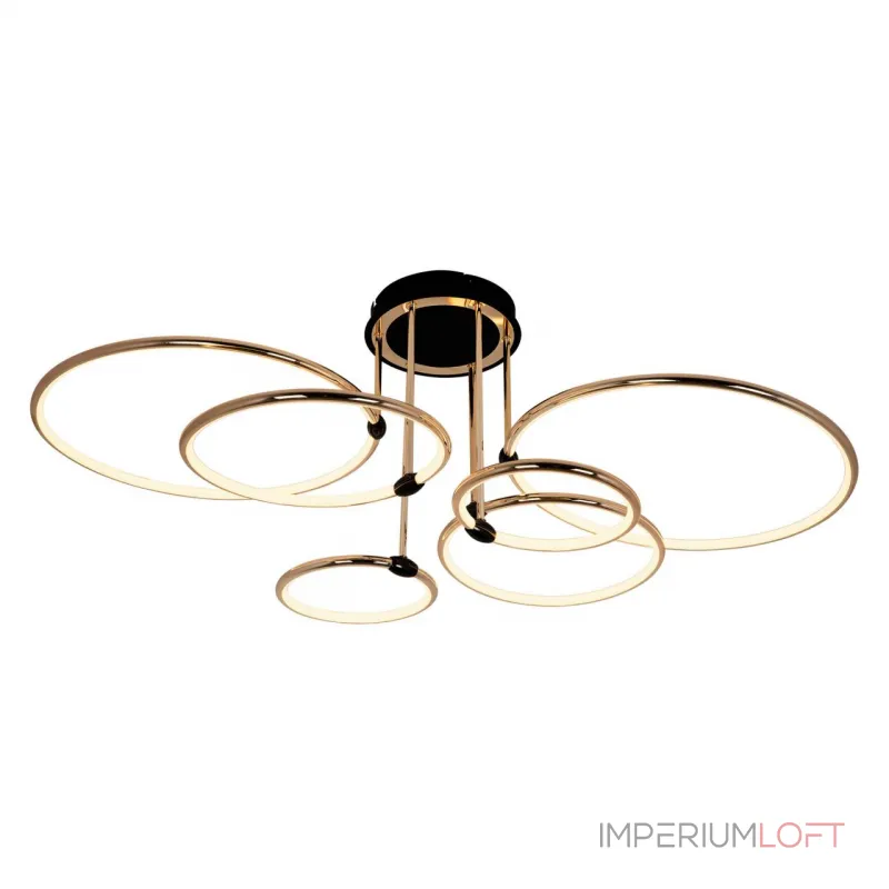 Потолочный cветильник LED4U L3301-6 GD-BK от ImperiumLoft