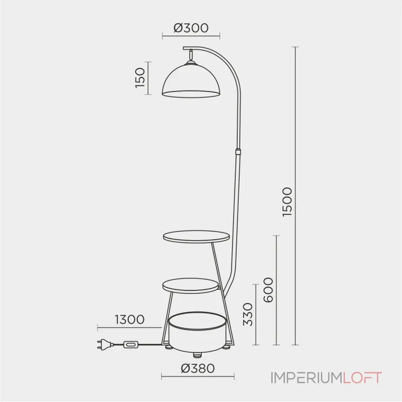 Напольный светильник MODEMODERN MD.8808.01FL от ImperiumLoft Напольный светильник MODEMODERN MD.8808.01FL от ImperiumLoft