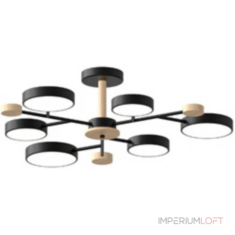 Потолочный cветильник LED4U L3214-750 BK от ImperiumLoft Потолочный cветильник LED4U L3214-750 BK от ImperiumLoft