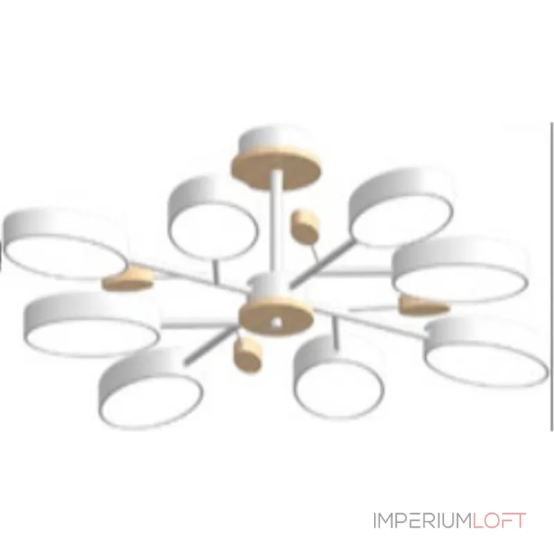 Потолочный cветильник LED4U L3221-850 WH от ImperiumLoft Потолочный cветильник LED4U L3221-850 WH от ImperiumLoft