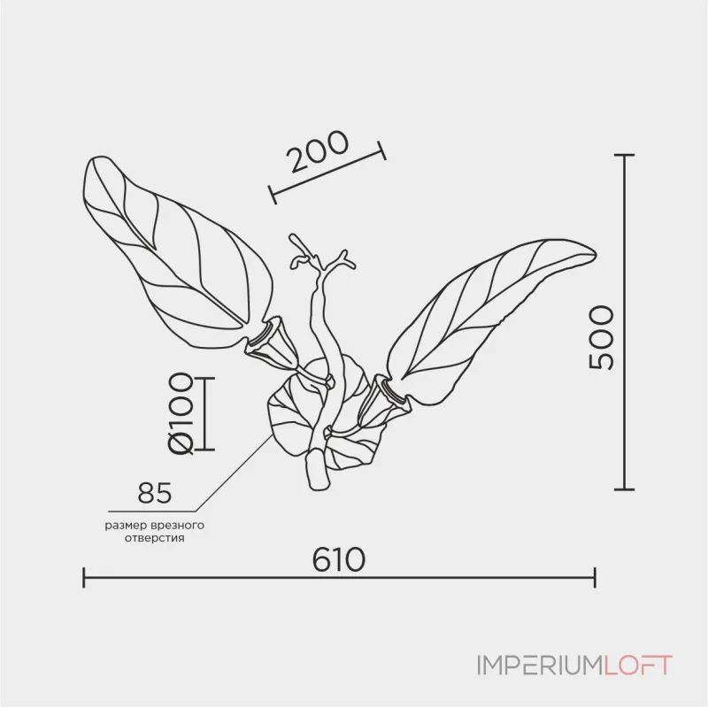 Настенный светильник MODELUX premium ML.6800.02P от ImperiumLoft Настенный светильник MODELUX premium ML.6800.02P от ImperiumLoft