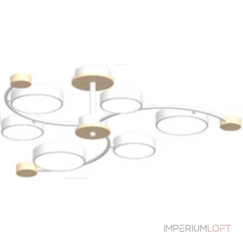 Потолочный cветильник LED4U L3207-840 WH от ImperiumLoft Потолочный cветильник LED4U L3207-840 WH от ImperiumLoft