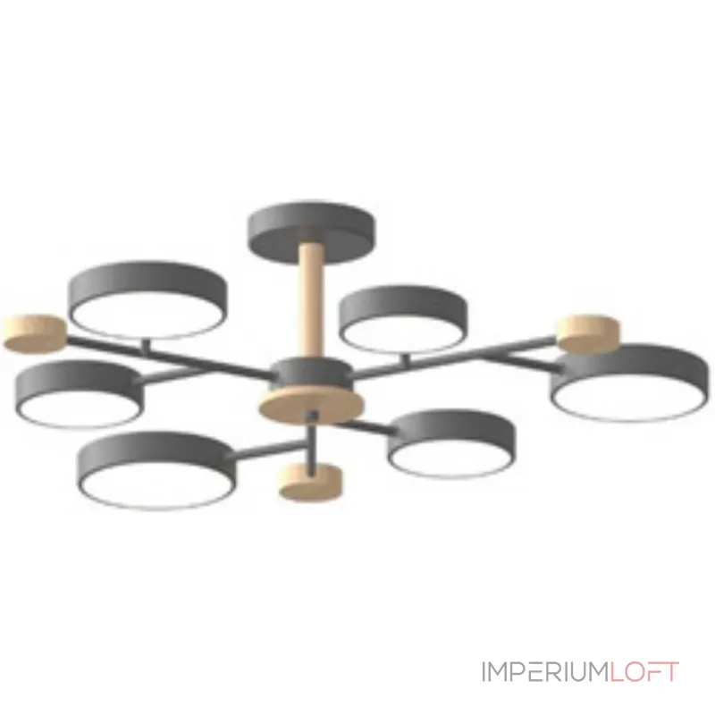 Потолочный cветильник LED4U L3214-750 GR от ImperiumLoft Потолочный cветильник LED4U L3214-750 GR от ImperiumLoft
