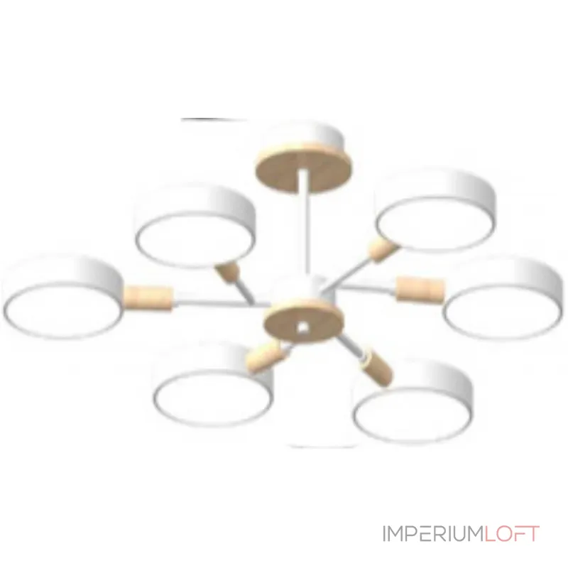 Потолочный cветильник LED4U L3218-740 WH от ImperiumLoft Потолочный cветильник LED4U L3218-740 WH от ImperiumLoft