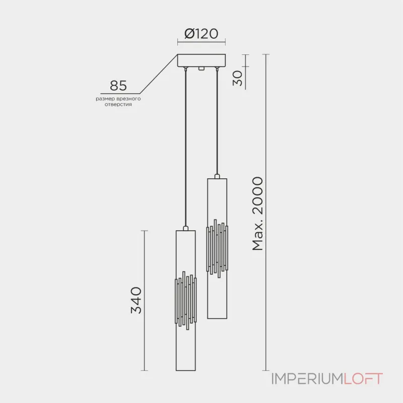 Подвесной светильник MODELUX ML.88987.2 GD от ImperiumLoft Подвесной светильник MODELUX ML.88987.2 GD от ImperiumLoft
