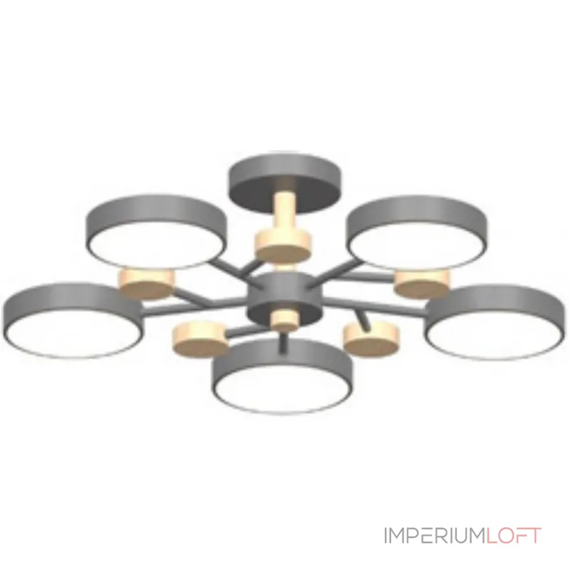 Потолочный cветильник LED4U L3204-620 GR от ImperiumLoft