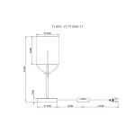 Лампа настольная Moderli V11858-1T Inari от ImperiumLoft