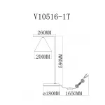 Лампа настольная Moderli Omaha V11594-1T от ImperiumLoft