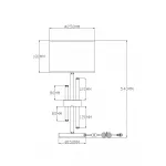 Настольная лампа Moderli Trio V2641-1T от ImperiumLoft