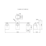 Спот Moderli V11848-3C Inari от ImperiumLoft