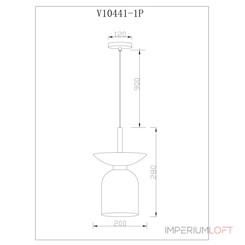 Подвесной светильник Moderli Lecce V11552-1P Подвесной светильник Moderli Lecce V11552-1P