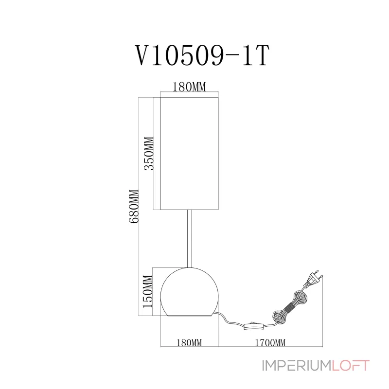 Настольная лампа Moderli Flint V11589-1T от ImperiumLoft Настольная лампа Moderli Flint V11589-1T от ImperiumLoft