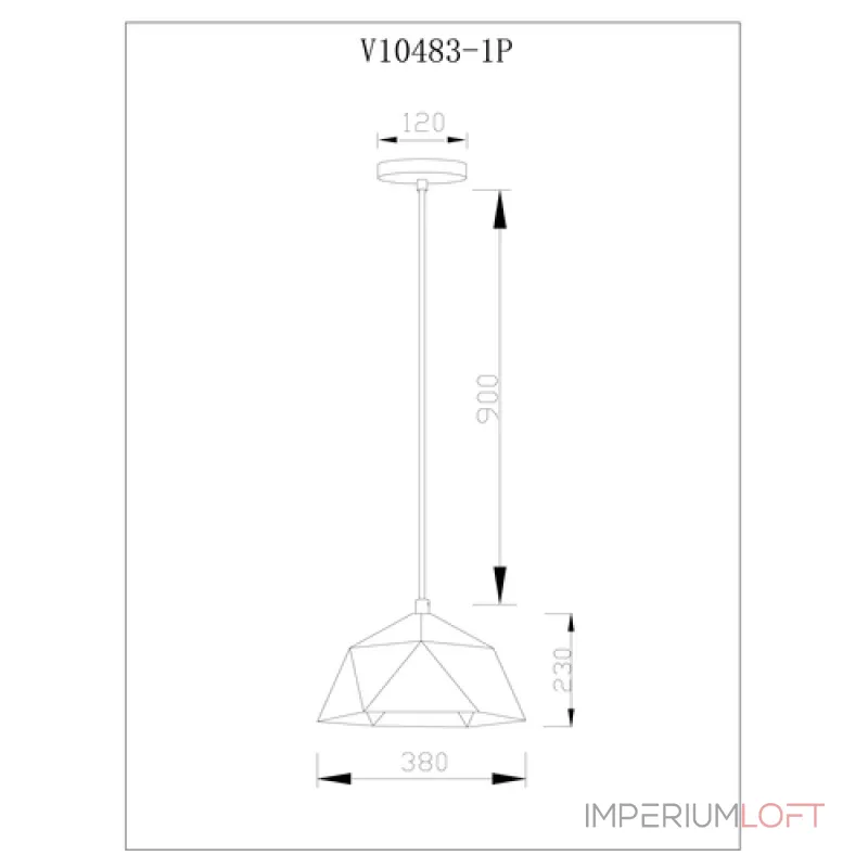 Подвесной светильник Moderli V10483-1P Genoa