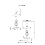 Лампа настольная Moderli V11878-1T Brumi от ImperiumLoft