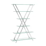 Гейт прозрачное стекло сталь серебро от ImperiumLoft