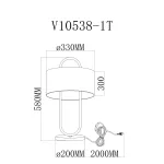 Настольная лампа Moderli Palma V11599-1T от ImperiumLoft