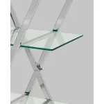 Гейт прозрачное стекло сталь серебро от ImperiumLoft