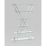 Гейт прозрачное стекло сталь серебро от ImperiumLoft