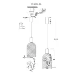 Светильник подвесной светодиодный Moderli V11871-PL Ophelia от ImperiumLoft