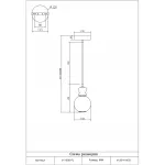Подвесной светильник Moderli Glaze V11698-PL
